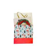 LR - Holiday Gift Wrap Collection Including Bags, Tissue, Bows, and Wrapping Paper