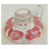 LR - Set of 4 Decorative Art Glass Paperweights and Figures, Tallest 3 Inches