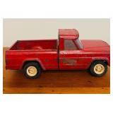 LR - Lot of 2 Vintage Tonka Jeep Pressed Steel Toy Trucks 9 Inch