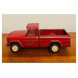 LR - Lot of 2 Vintage Tonka Jeep Pressed Steel Toy Trucks 9 Inch