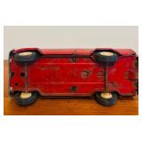 LR - Lot of 2 Vintage Tonka Jeep Pressed Steel Toy Trucks 9 Inch