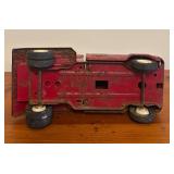 LR - Lot of 2 Vintage Tonka Jeep Pressed Steel Toy Trucks 9 Inch