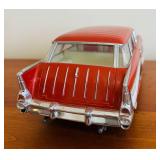 LR - Set of 2 Die-Cast Model Cars - 1957 Chevy Bel Air and Pontiac GTO