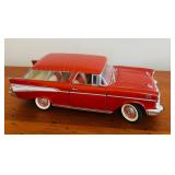 LR - Set of 2 Die-Cast Model Cars - 1957 Chevy Bel Air and Pontiac GTO