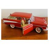 LR - Set of 2 Die-Cast Model Cars - 1957 Chevy Bel Air and Pontiac GTO