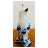 K - Set of 5 Ceramic Bird Figurines including Pie Birds