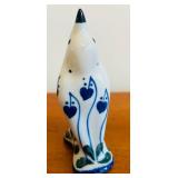 K - Set of 5 Ceramic Bird Figurines including Pie Birds