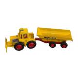 LR - Collection of 8 Vintage Tonka Diecast Construction and Service Vehicles