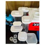 FR - Large Kitchen Storage and Food Prep Collection with Breville Milk Cafe, Containers, Jars, Picnic Basket, and More