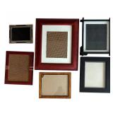 FR - Assorted Set of 6 Picture Frames in Mixed Styles and Finishes