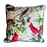 FR - Collection of 7 Decorative Throw Pillows with Botanical and Patterned Designs