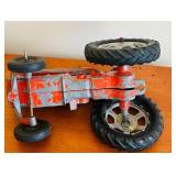 FR - Set of 3 Vintage Die-Cast Toy Tractors Including Hubley Tractor