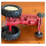 FR - Set of 3 Vintage Die-Cast Toy Tractors Including Hubley Tractor