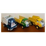 ML - Set of 3 Vintage Tonka Pressed Steel Toy Trucks