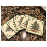 K - Spode Christmas Tree Holiday Dinnerware Collection with Collector Plate