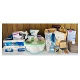 FR - Home Bath and Cleaning Essentials Lot with Hair Tools and Accessories