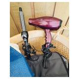 FR - Home Bath and Cleaning Essentials Lot with Hair Tools and Accessories