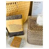 FR - Home Bath and Cleaning Essentials Lot with Hair Tools and Accessories