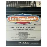 FR - American Muscle 1957 Chevy Bel Air 1:18 Scale Die-Cast Model Car in Box