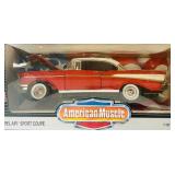 FR - American Muscle 1957 Chevy Bel Air 1:18 Scale Die-Cast Model Car in Box
