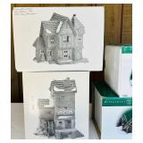 FR/DR - Department 56 Dickens Village Collectible Buildings and Accessories, 6 Pieces