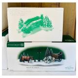 FR/DR - Department 56 Dickens Village Collectible Buildings and Accessories, 6 Pieces