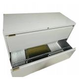LL - Heavy Duty 2-Drawer Lateral Metal Filing Cabinet 18 x 30 x 42 in