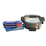 LL - Cuisinart MSC-600 Multifunctional Cooker with Reynolds and Kirkland Food Wraps
