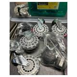 LL - Large Lot of Furniture Casters, Pads, and Repair Supplies
