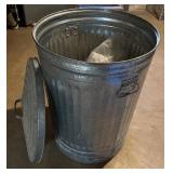 LL - Galvanized 27 Inch Garbage Can with Mixed Bird Seed and Suet Packs