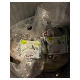 LL - Galvanized 27 Inch Garbage Can with Mixed Bird Seed and Suet Packs