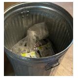 LL - Galvanized 27 Inch Garbage Can with Mixed Bird Seed and Suet Packs