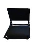 LL - Set of 2 Blue Folding Mesh Patio Chairs with Matching Carry Bags