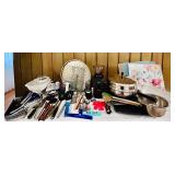 LR/DR - Large Collection of Kitchen Utensils, Cookware, and Accessories