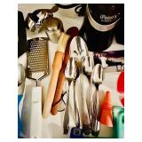 LR/DR - Large Collection of Kitchen Utensils, Cookware, and Accessories