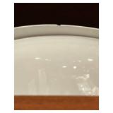 K - Collection of Vintage English Ironstone China Tureens, Gravy Boat, and 12x16 Inch Platter