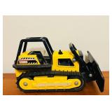 LR/DR - Vintage Tonka Yellow Plastic Bulldozer Toy