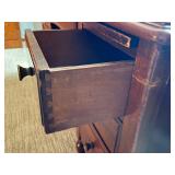 UL - Vintage Wooden Office Desk with 7 Drawers and Organizer Tray