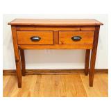 DR - Wooden Console Table with 2 Drawers