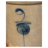 FR - 2 Gallon Bee Sting Stoneware Crock with Blue Cobalt Decoration
