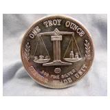 One Ounce Silver .999 Fine Silver