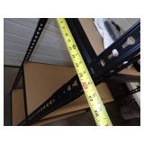 5 Shelf Metal Shelving with Wood Shelves Assembled