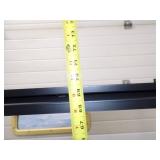 5 Shelf Metal Shelving with Wood Shelves Assembled