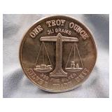 One Ounce Silver .999 Fine Silver