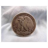 1945 Walking Liberty Half Dollar Coin 90% Silver