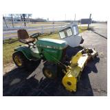 317 John Deere Tractor width 46" Mower and 46" Snowblower Hard Side Cab