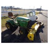317 John Deere Tractor width 46" Mower and 46" Snowblower Hard Side Cab