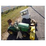 317 John Deere Tractor width 46" Mower and 46" Snowblower Hard Side Cab