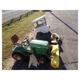 317 John Deere Tractor width 46" Mower and 46" Snowblower Hard Side Cab