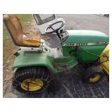 317 John Deere Tractor width 46" Mower and 46" Snowblower Hard Side Cab